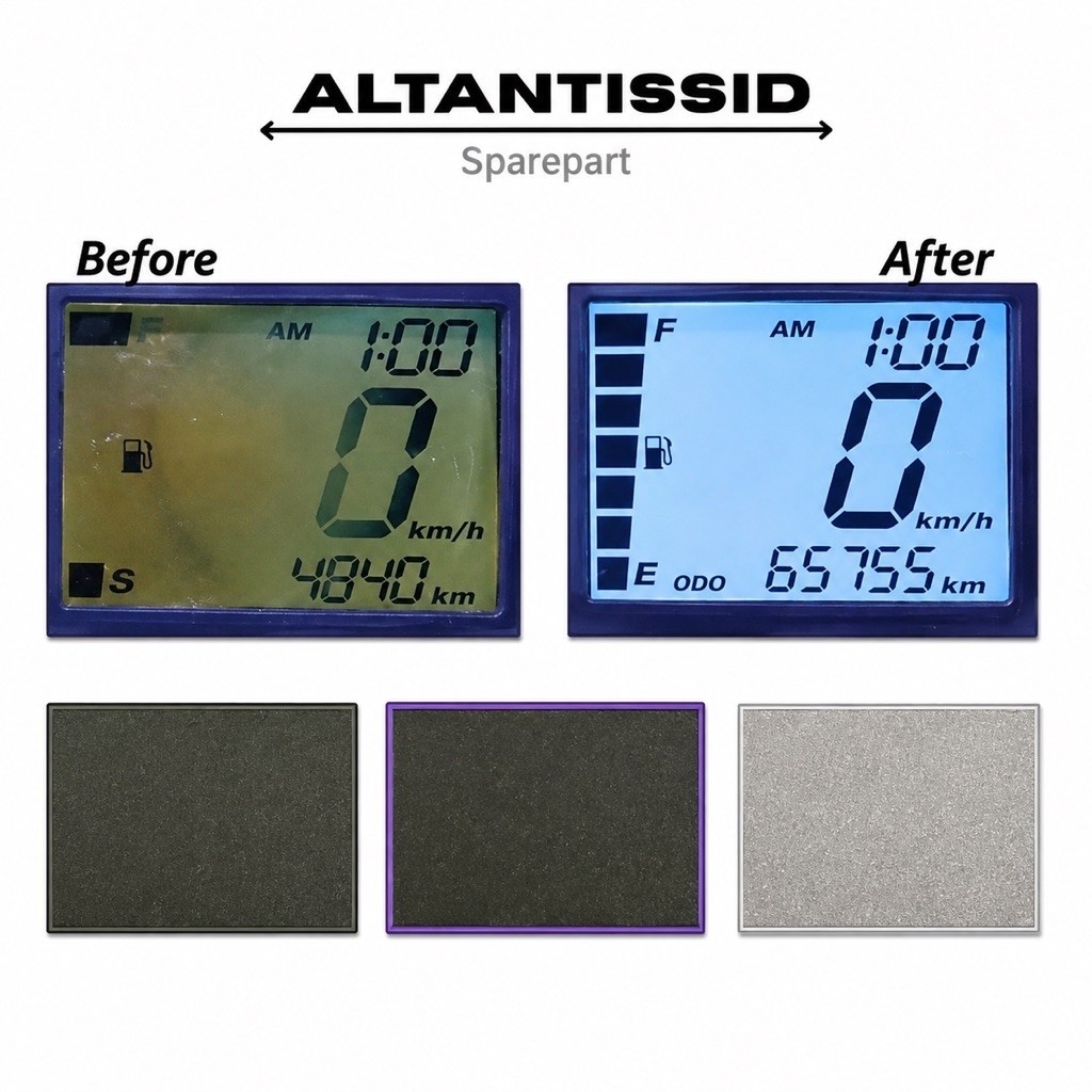 Polarizer LCD Speedometer Megapro Mono Shock [ Solusi Sunburn ]