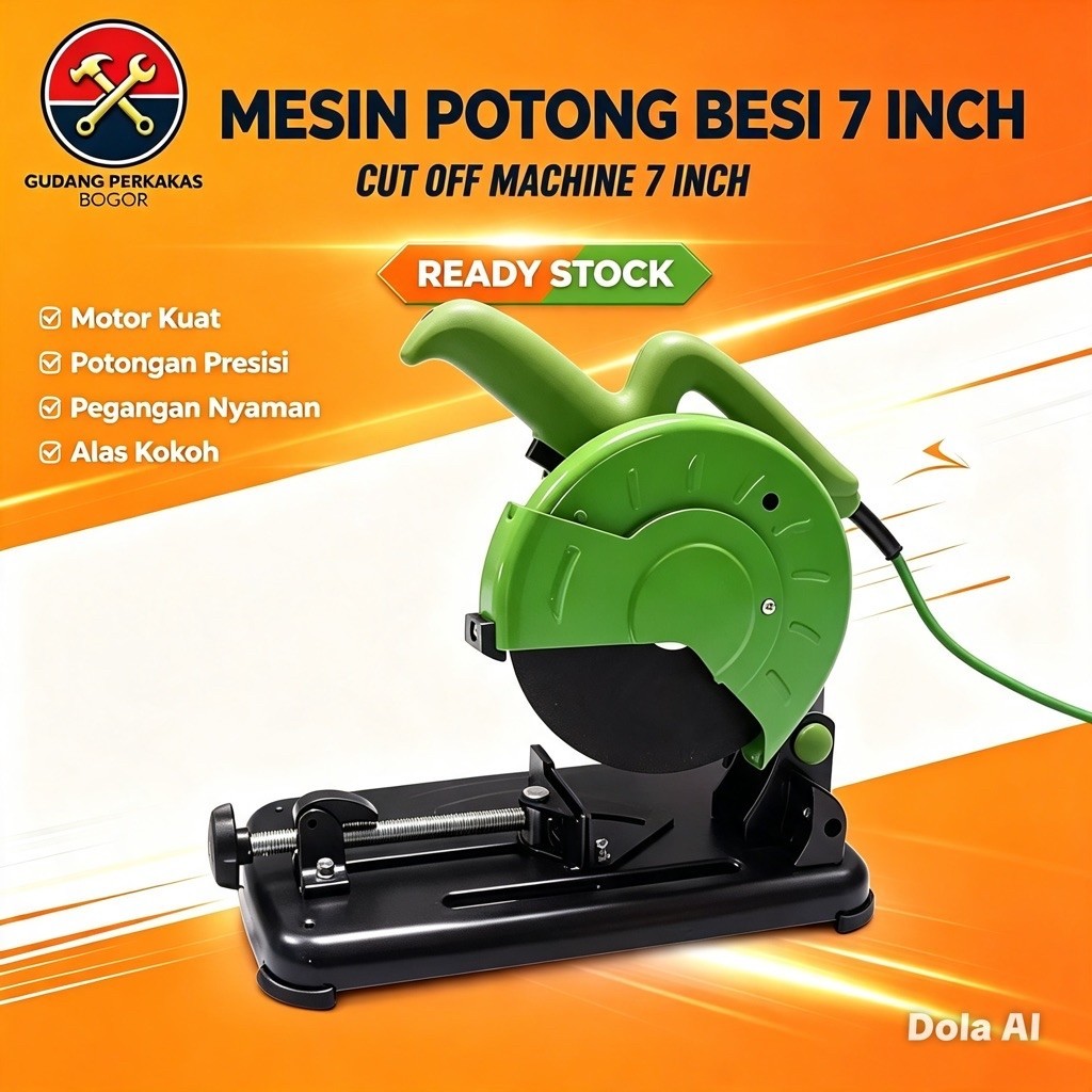 RYU - RCO180 mesin  Potong Besi Cut Off 7 Inch