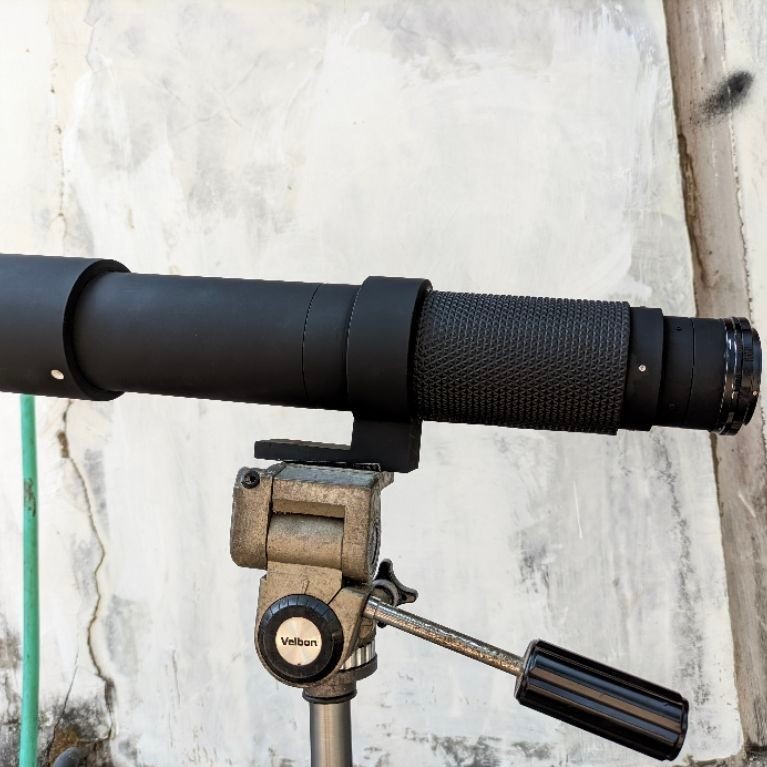 lensa rakitan 500mm canon dslr