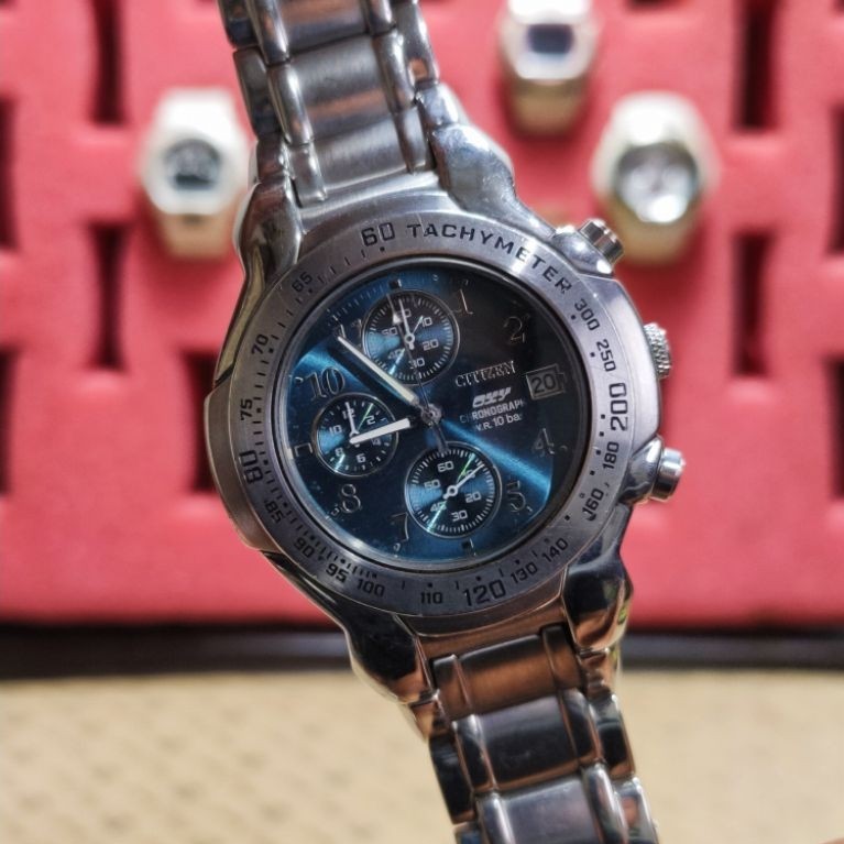 JAM TANGAN PRIA CITIZEN OXY CHRONOGRAPH ORIGINAL JAPAN