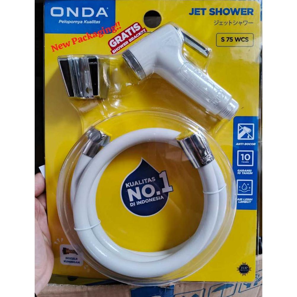 JET SHOWER ONDA S 75 WCS PUTIH // SHOWER TOILET DUDUK BIDET