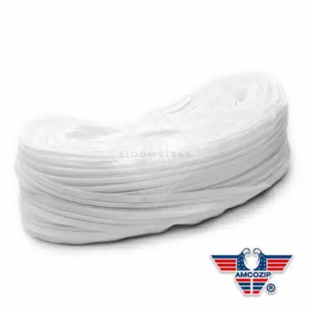 Roll Resleting Amco 05 Zipper Coil Amco No 5 Nylon Plastik 100Yard