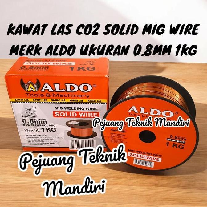 Ramco Kawat Las Co2 0.8Mm 1Kg / Kawat Las Co2 Solid Mig Wire 0.8 Mm Ramco