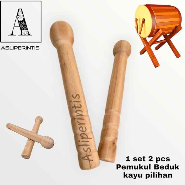 PEMUKUL BEDUG, PEMUKUL KENTONGAN ,TABUH BEDUG 1SET ISI 2 PCS Diskon