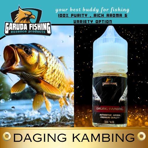Essen Biang Daging Kambing Murni GARUDA Umpan Ikan Mas Lele Patin Mujair Bawal Galatama Esen - 30g