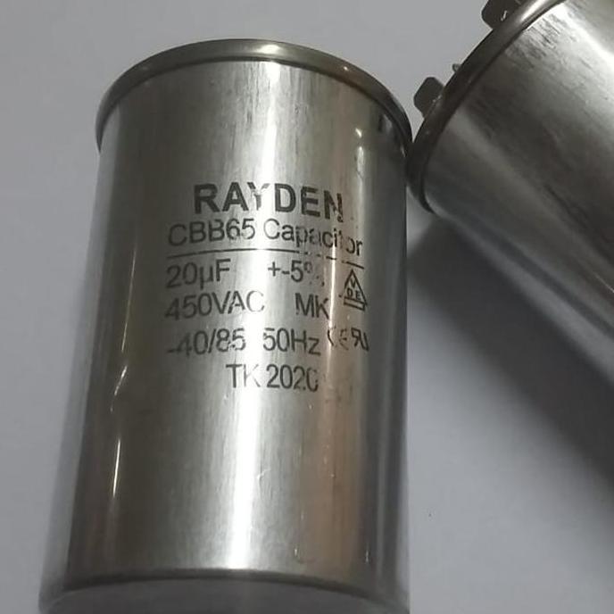Kapasitor 20Uf 450V Kapasitor Ac Kapasitor Pompa Kompresor