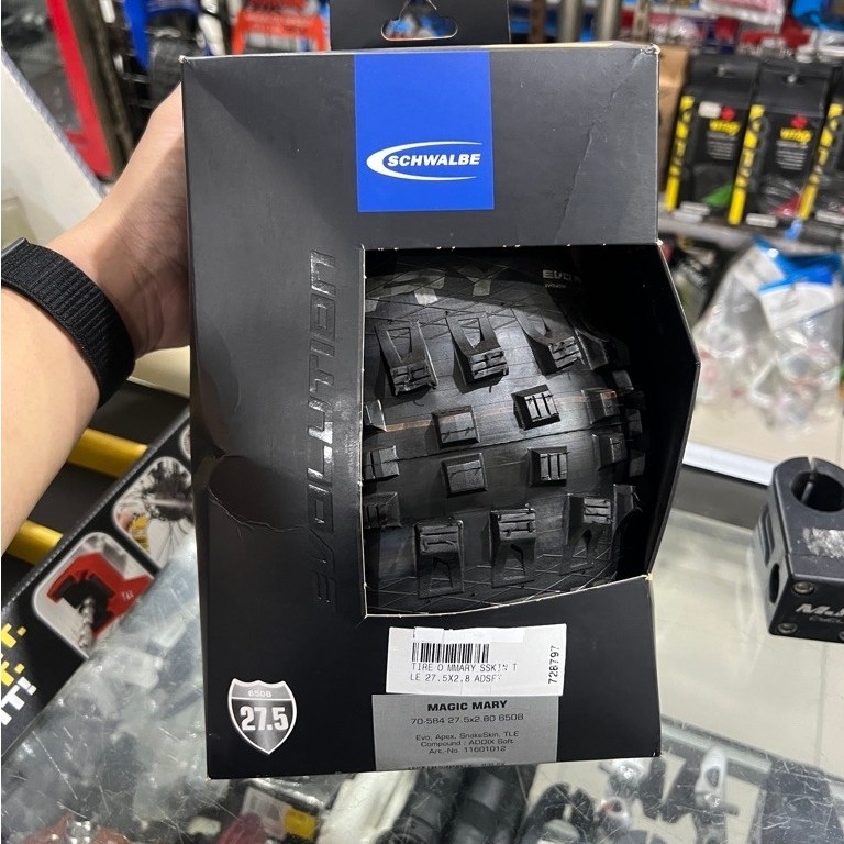 BAN SCHWALBE MAGIC MARY 27.5 X 2.80 KEVLAR DOWNHILL EVO APEX SNAKE SKIN TUBELESS READY DOWN HILL