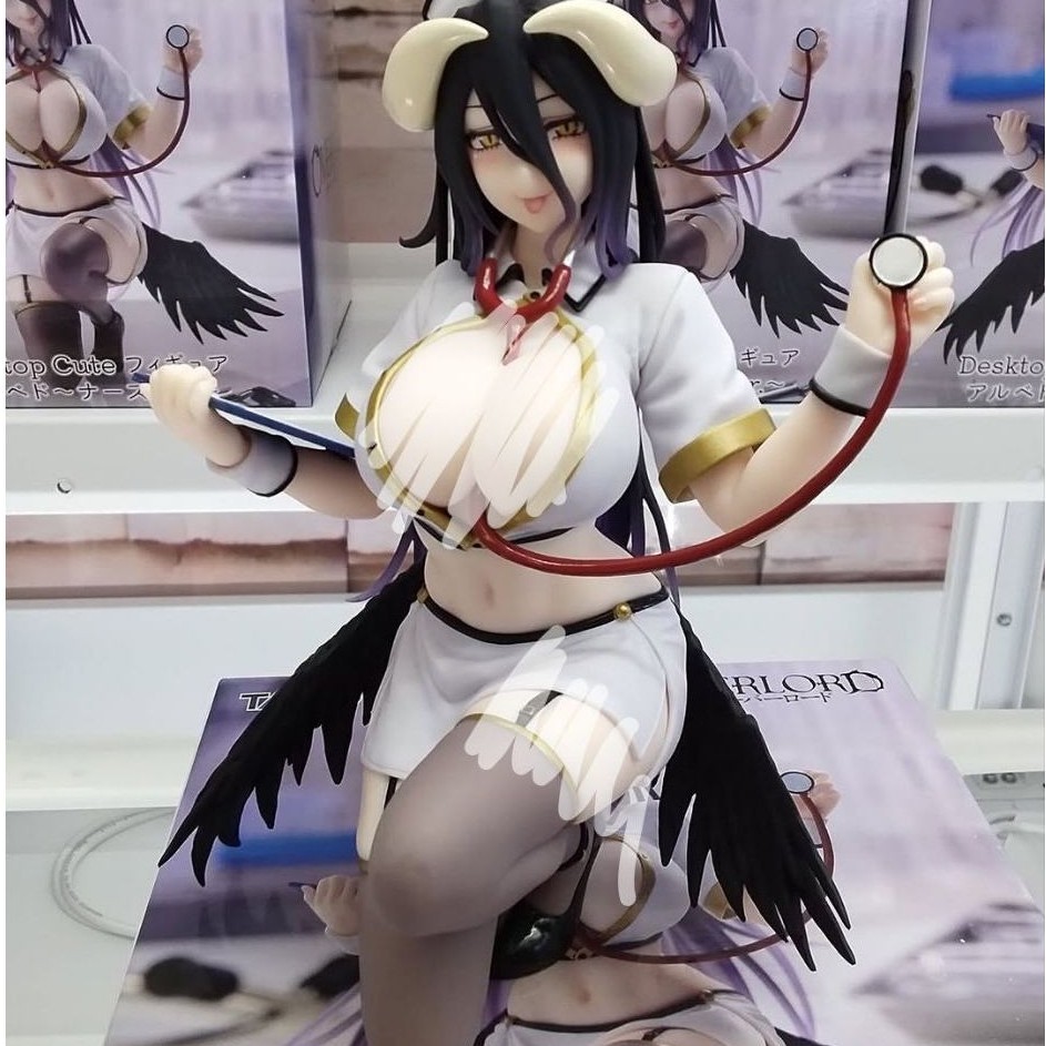 Taito Desktop Cute Figure Overlord Albedo Nurse Ver.