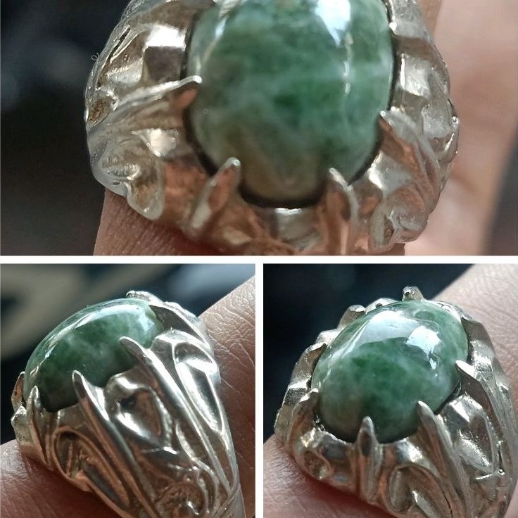 natural giok Birma batu alam