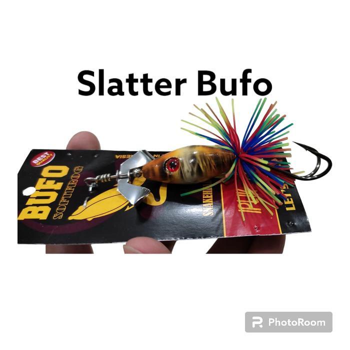 SLATER BUFO SUPER RECOMEND UNTUK GABUS TOMAN Umpan Lure - SPINNER BUFO SLATTER