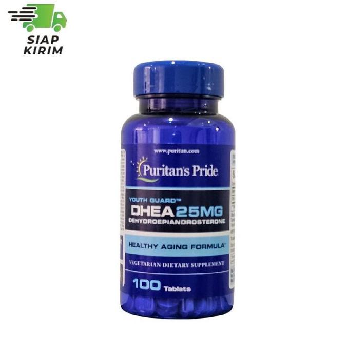 Puritan'S Pride Dhea 25Mg - 100 Tabs [Ori] Tsb