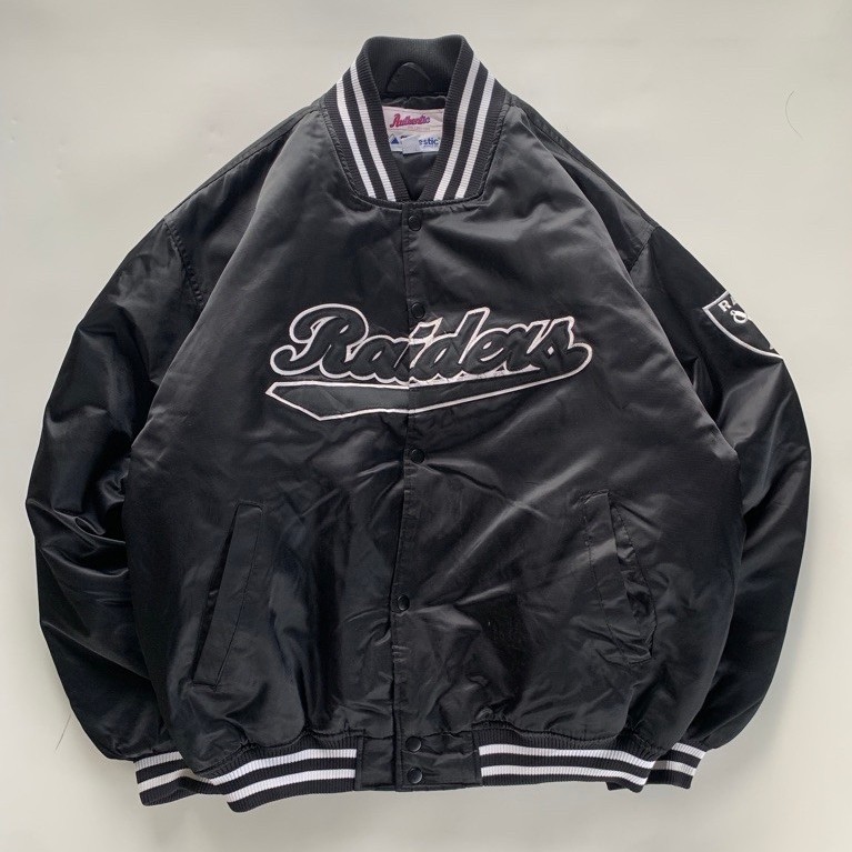 vintage varsity raiders majestic size xl minus slide akhir