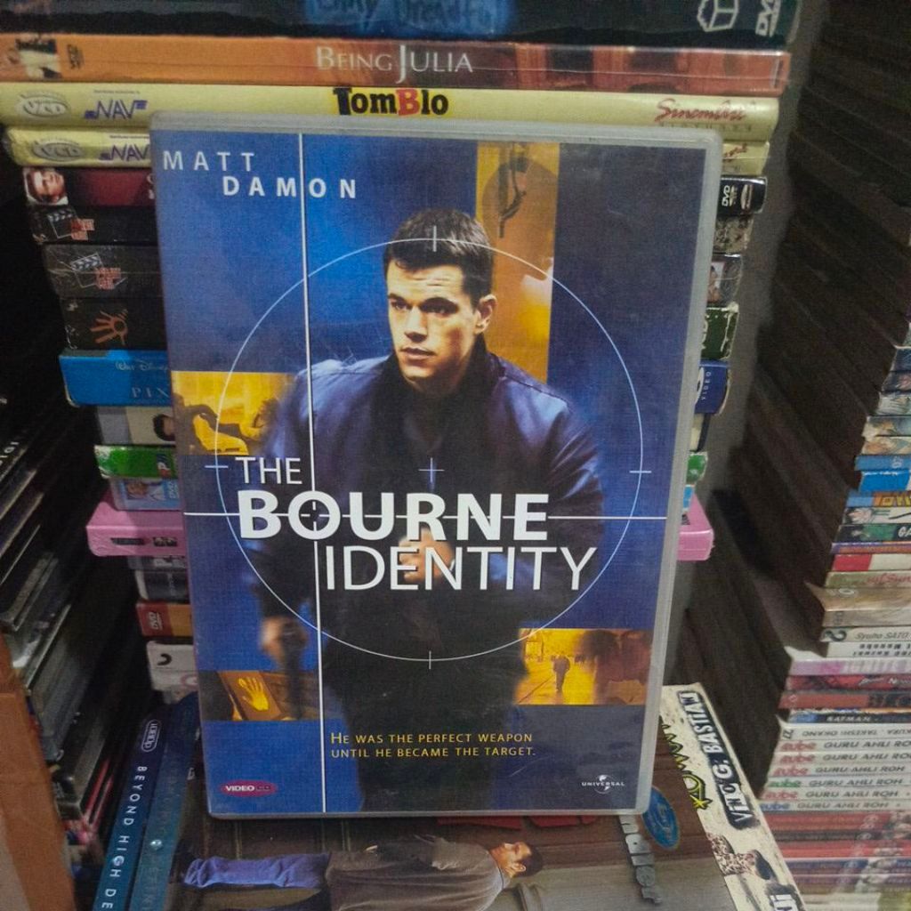 VCD FILM THE BOURNE IDENTITY ORIGINAL
