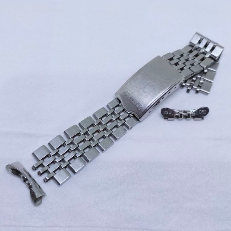 Seiko5 sports bracelet vintage 18mm rantai jam tangan antik original japan part arloji seiko militar