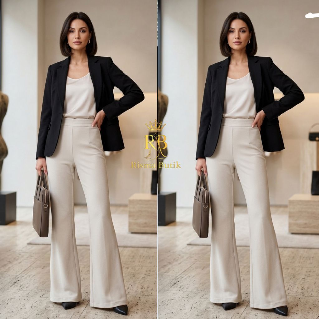 Cutbray Marjorie MJ Celana Wanita Kerja Casual