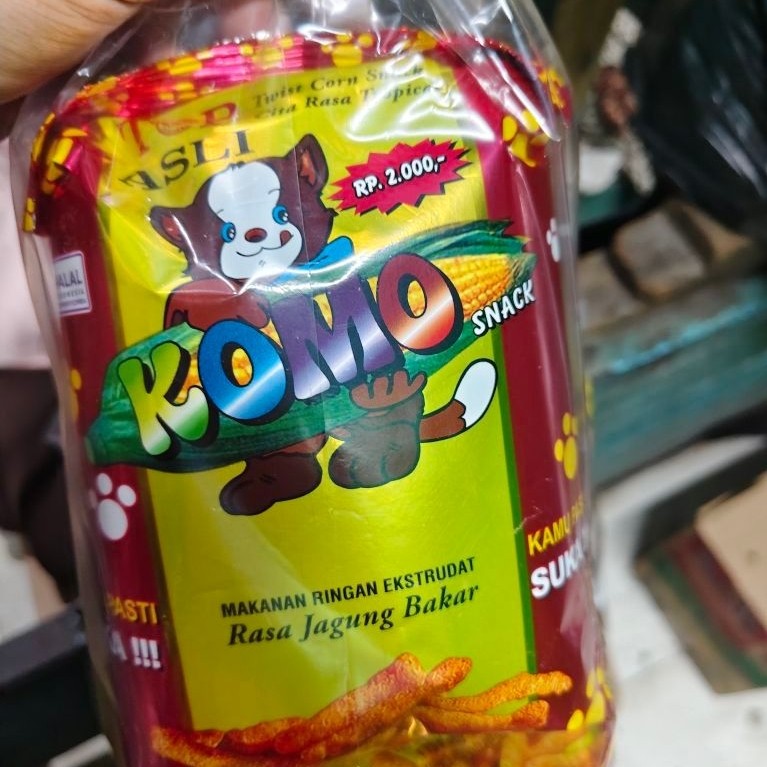 Komo 2000an Rasa Jagung Bakar isi 10pc (Jajan Jadul)