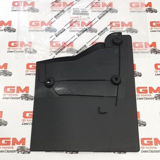 mudguard belakang hiace premio kaet lumpur mud flap belakang kanan ori 76625