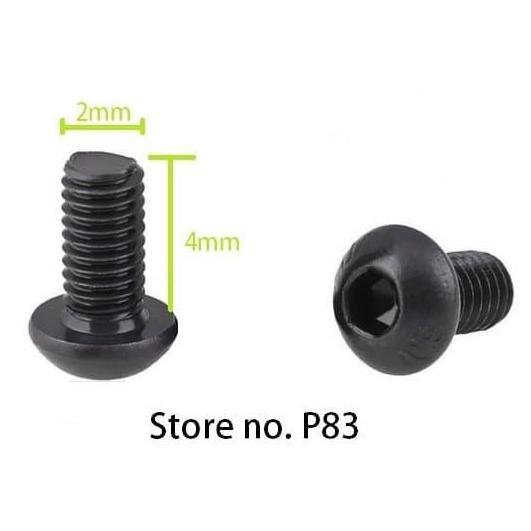 SCREW BAUD BAUT STEEL M2 4MM HEXA M2X4MM BRUSHLES MT1806 MT1804 1806 4D1N