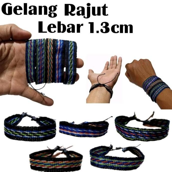 Gelang Rajut Etnik Gelang Tali Gunung