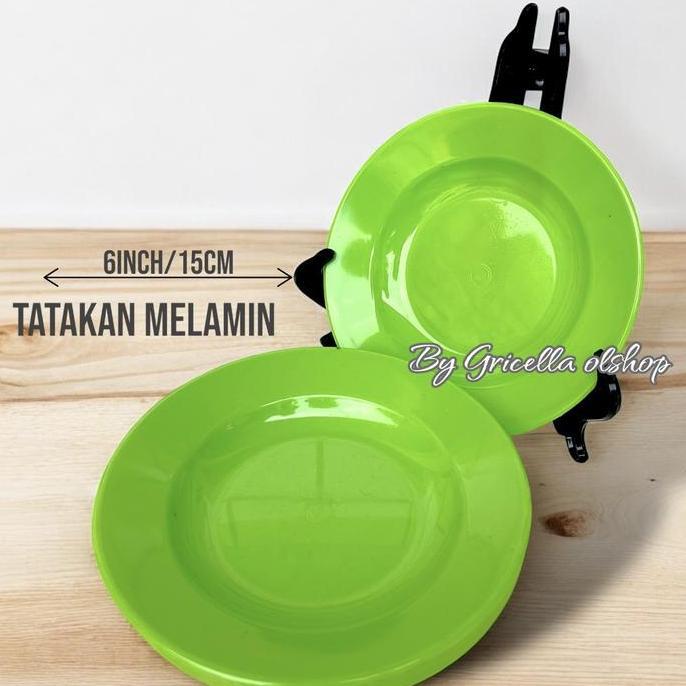 6 Piring Kecil Melamin / Tatakan Melamin Asli
