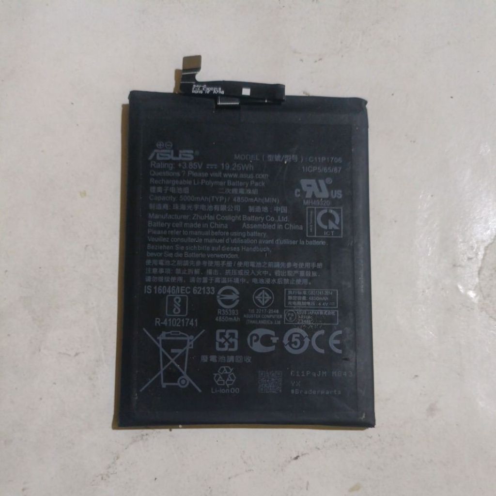 Baterai Asus Max Pro M1 original copotan