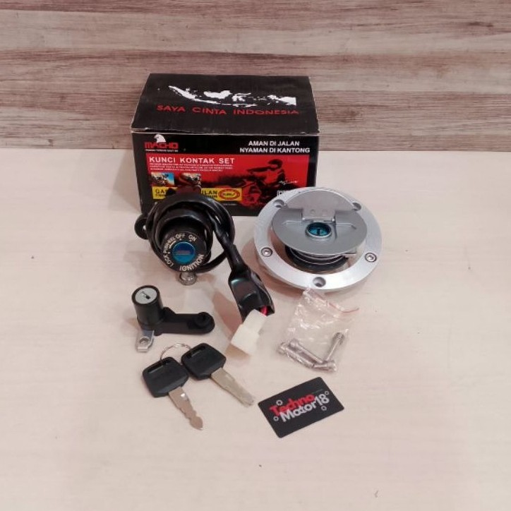 Kunci Kontak Key Set Assy Plus Tutup Tangki R 25 - R25 - MT 25 - MT25 Komplit Macho