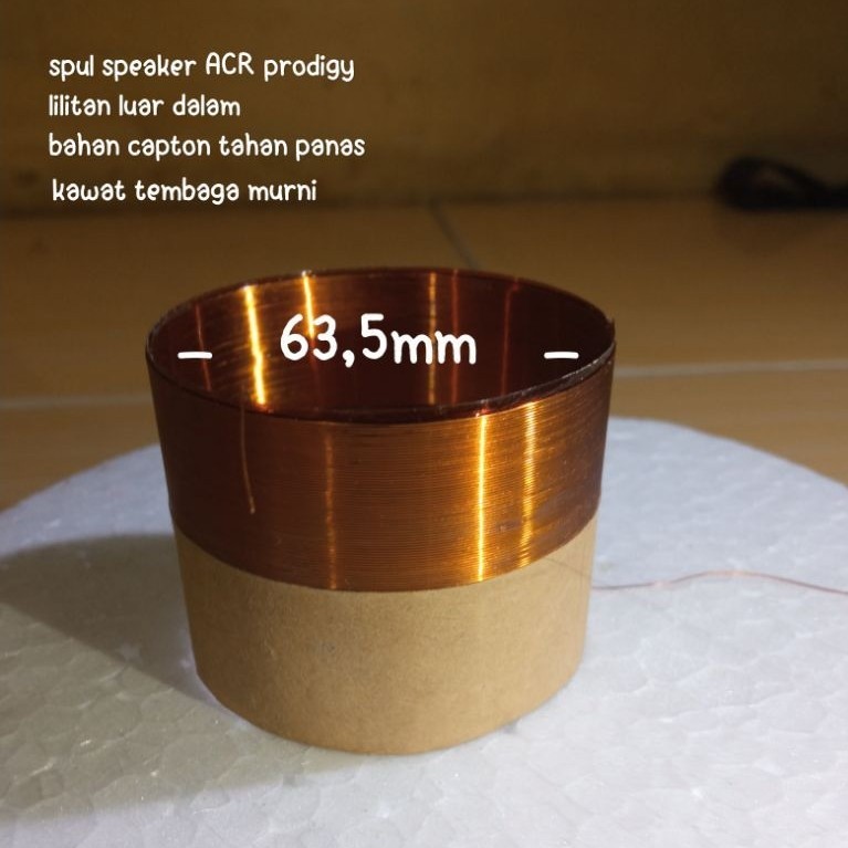 spul speaker ACR prodigy diameter 63,5mm