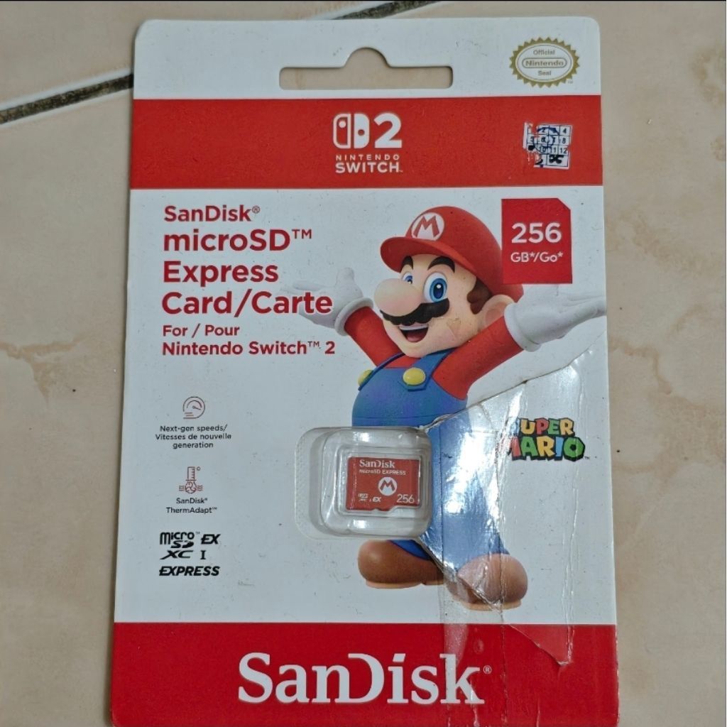 Micro sd Express 256GB used preloved