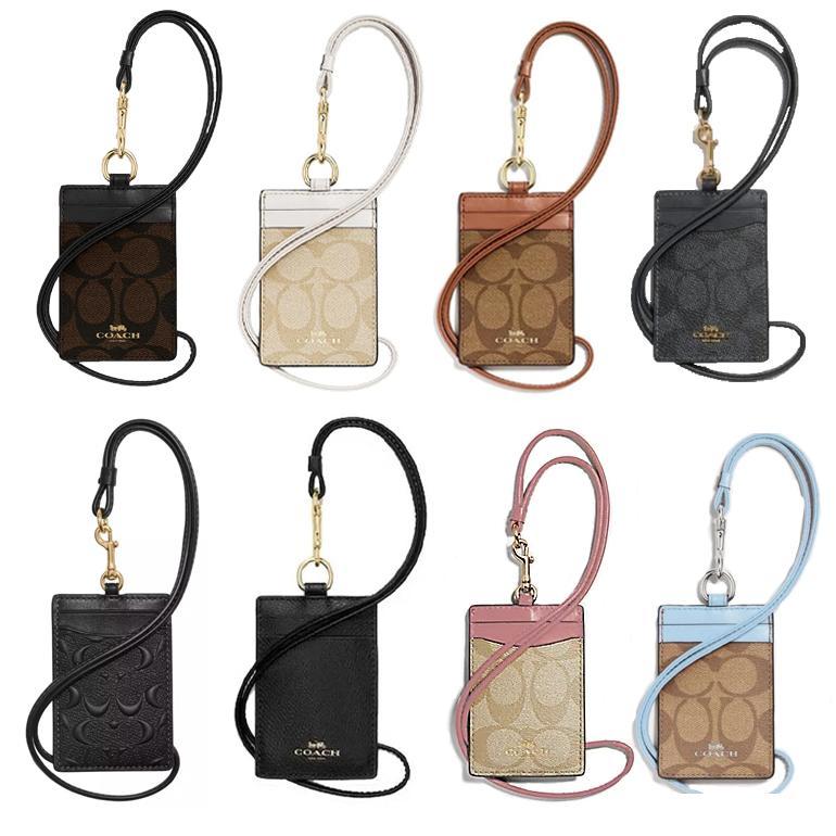 Ready Coach ID Lanyard In Signature Canvas/Kartu Kerja/Pemegang Kartu ID /DIY Klasik /Original/Name 