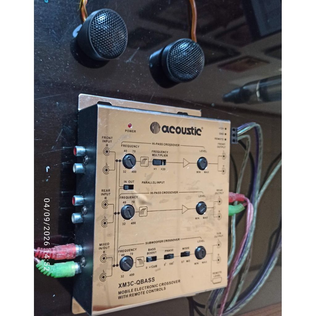Crossover Aktif 3way Acoustic XM3C QBass