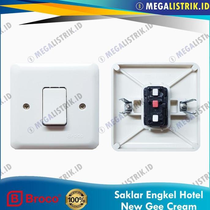 Saklar Engkel Cream 5163-11 Single Switch 2 Arah Sakelar Tukar 2 Way IB 516311