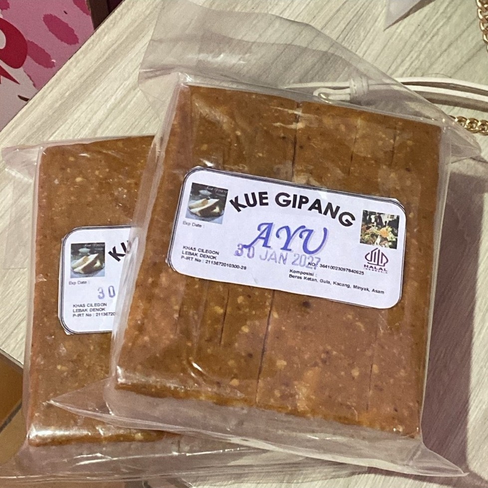 Kue Gipang Ayu Khas Cilegon Lebak Denok Halal Snack Kejuhan