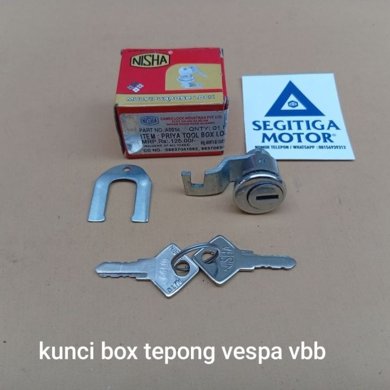 kunci box tepong vespa vbb