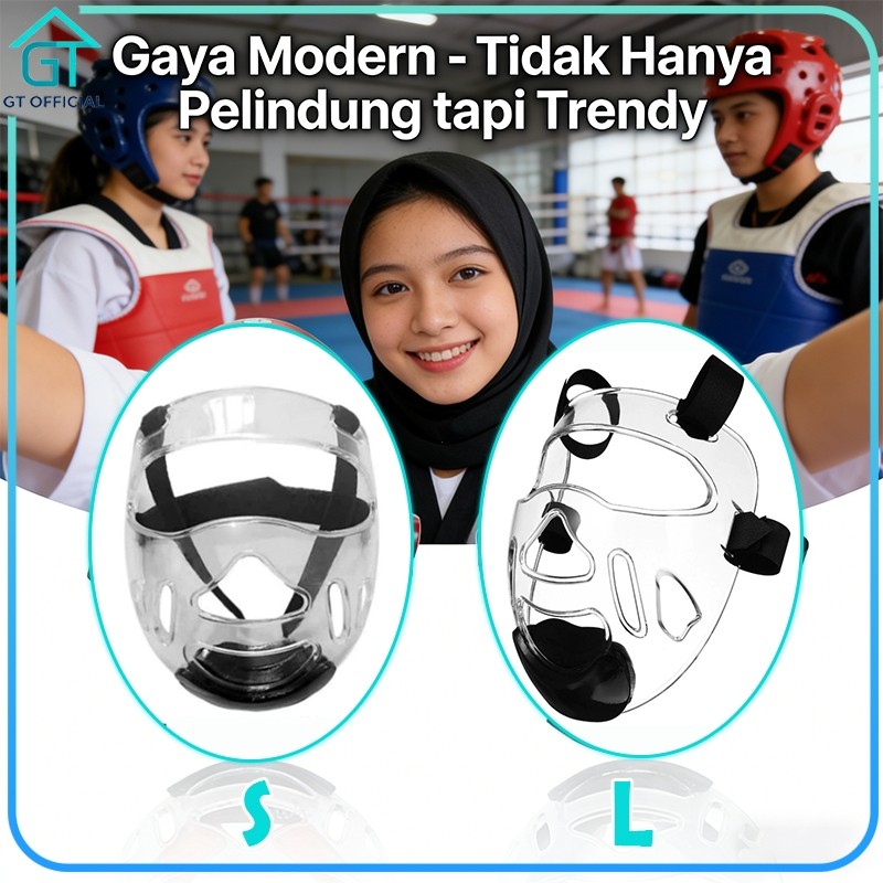 Helm Boxing Tinju Head Guard Pelindung Kepala Untuk Taekwondo dan Karate Headguard Training Sparring