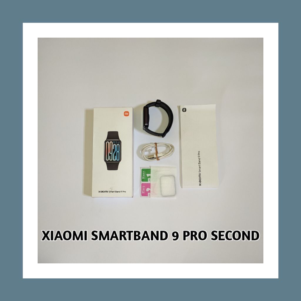 Xiaomi smartband 9 pro Second (obsidian black) -free anti gores layar-