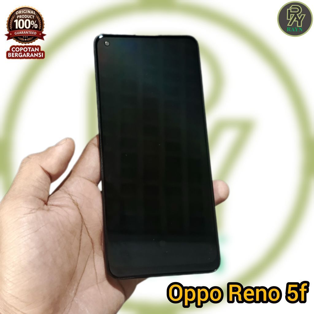 LCD plus frame Oppo Reno 5f Original copotan BACA DESKRIPSI
