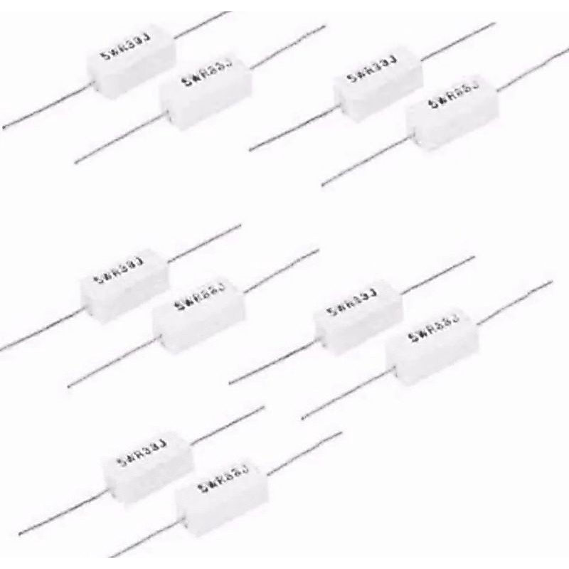 Resistor Kapur 0,33 Ohm 5 Watt
