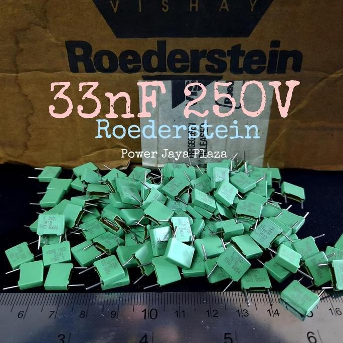 MKT 33N 33NF 250V ORIGINAL ROEDERSTEIN PORTUGAL 0.033UF 0,033UF PJP79