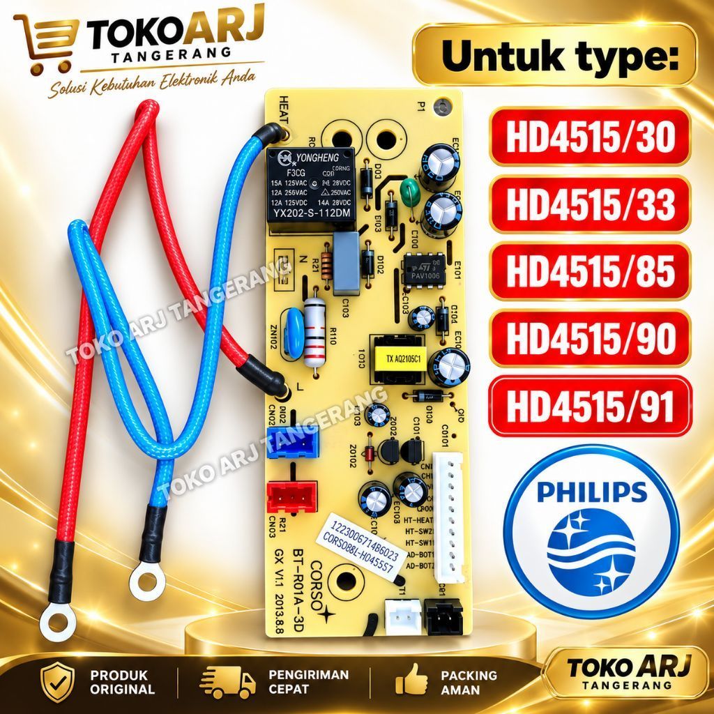 modul board power magic com rice cooker digital Philips HD4515/30 HD4515/33 HD4515/70 HD4515/90 HD45