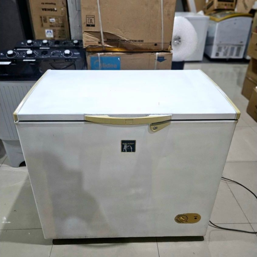 BOX FRESER/ FREEZER 200L SHARP SEKEN / BEKAS