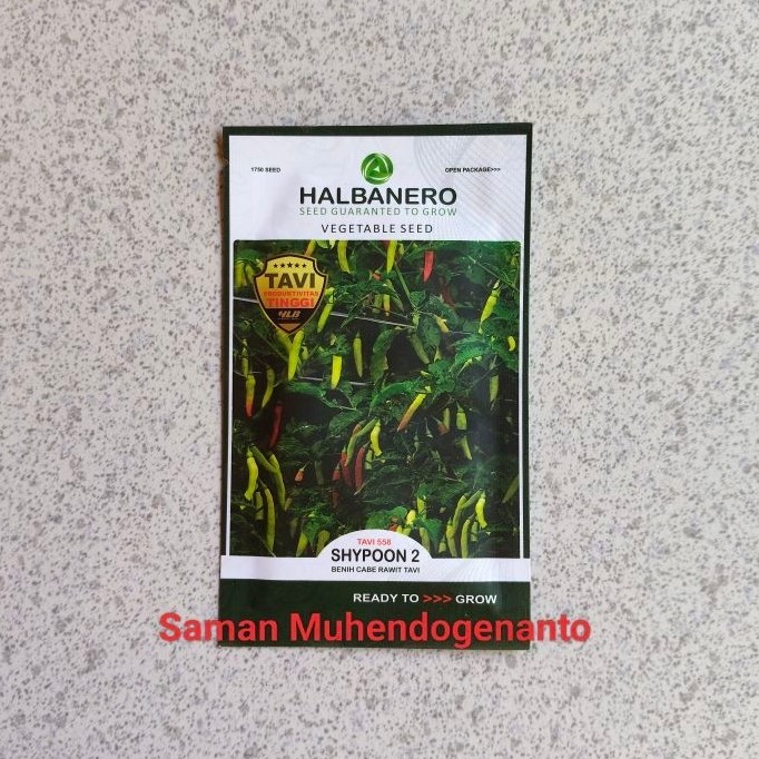 Benih Cabe Rawit SHYPOON 2 10 gram Halbanero - Bibit Cabai Rawit SHYPOON 2