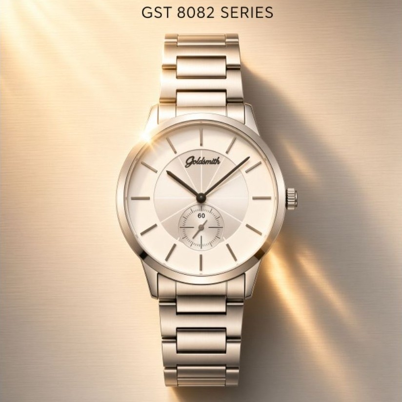 goldsmith time jam tangan analog pria gst 8082