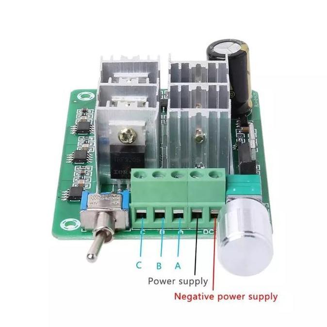 15A Bldc 3 Phase Brushless Motor Speed Controller Bldc Pwm Driver