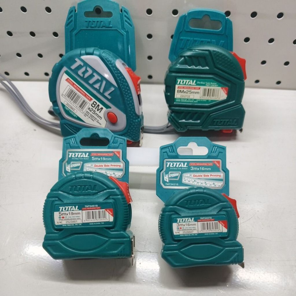 Meteran Steel Measuring Tape Total 3 5 dan 8 Meter Total Ori