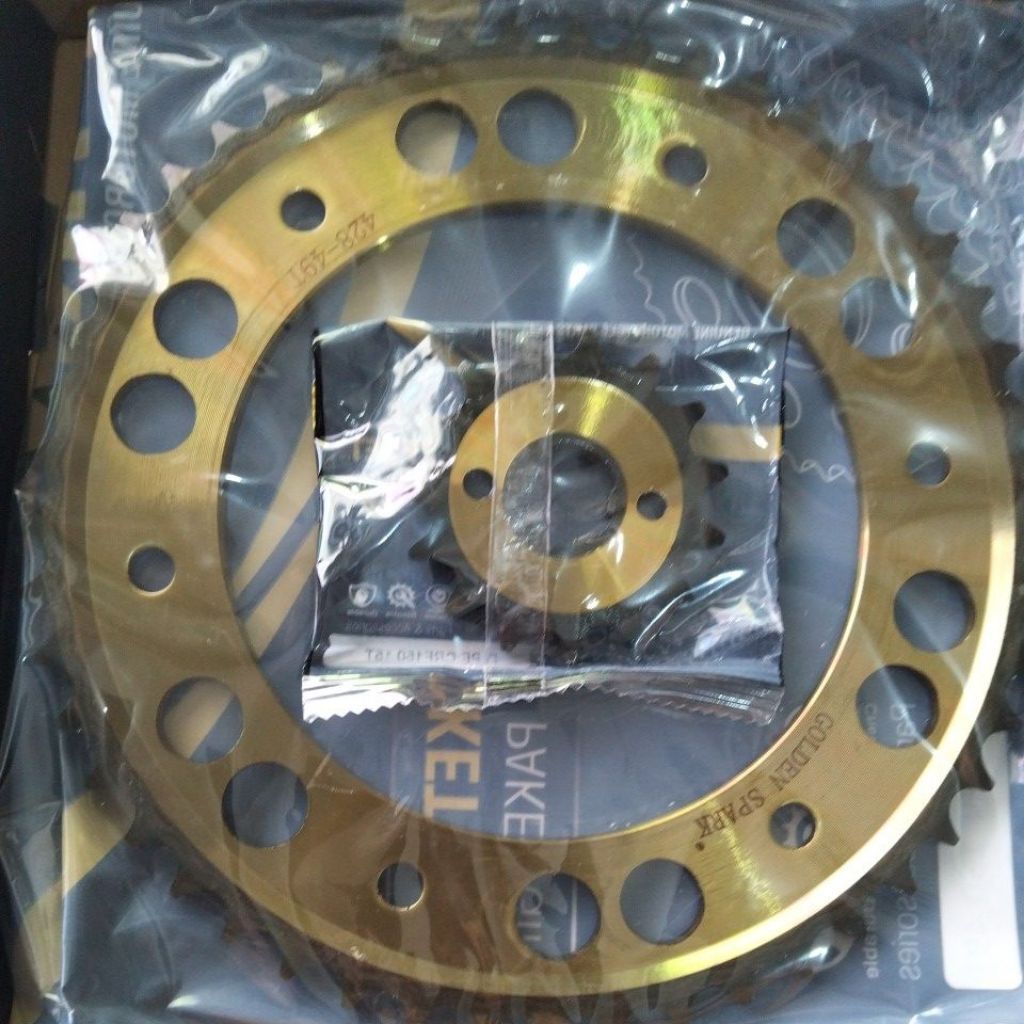 gir set/gear set crf 150 gold