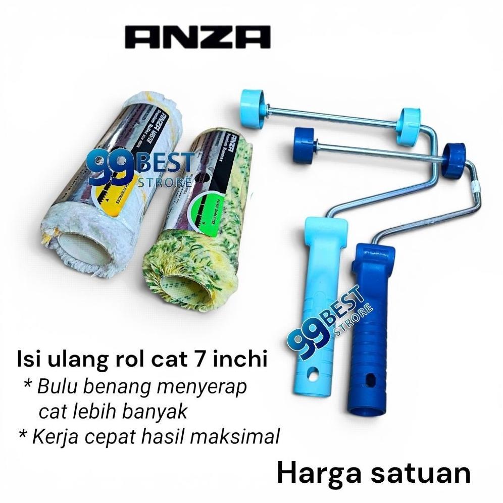 KUAS ROL CAT TEMBOK ANZA 7" ASLI Diskon
