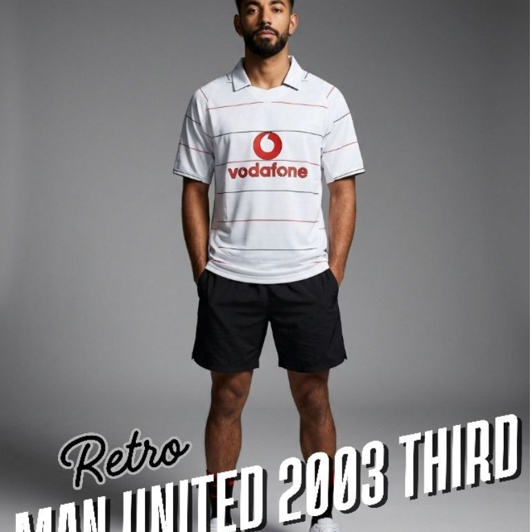 RETRO JERSEY MU 2003 2004 THIRD VODAFONE