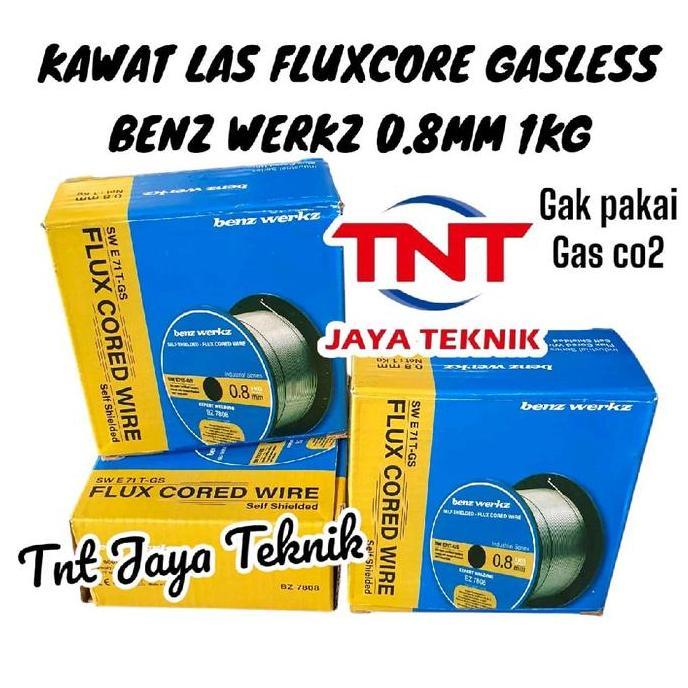 Kawat Las Mig Flux Core 1Mm Benz / Mig Wire Flux Core Gasless 1Mm Benz