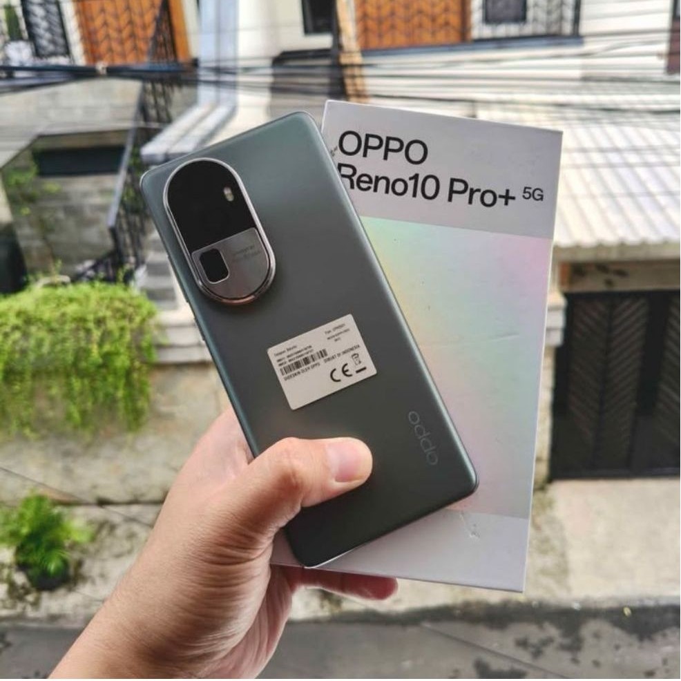 (LIKE NEW) Oppo Reno 10 Pro Plus 5G Fullset Mulus No Minus Kamera Jernih Periskop Zoom 120x BH 100