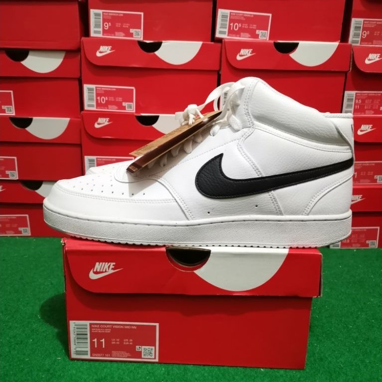 Sepatu Nike Court Vision Mid Sneakers Casual Pria Wanita